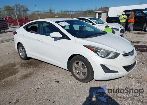 2014 Hyundai Elantra Se from USA, damaged, VIN 5NPDH4AE8EH515558